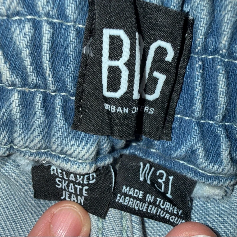 BDG Urban Outfitters Jeans Women's 31 Blue Baggy Cargo‎ Relaxed Skate